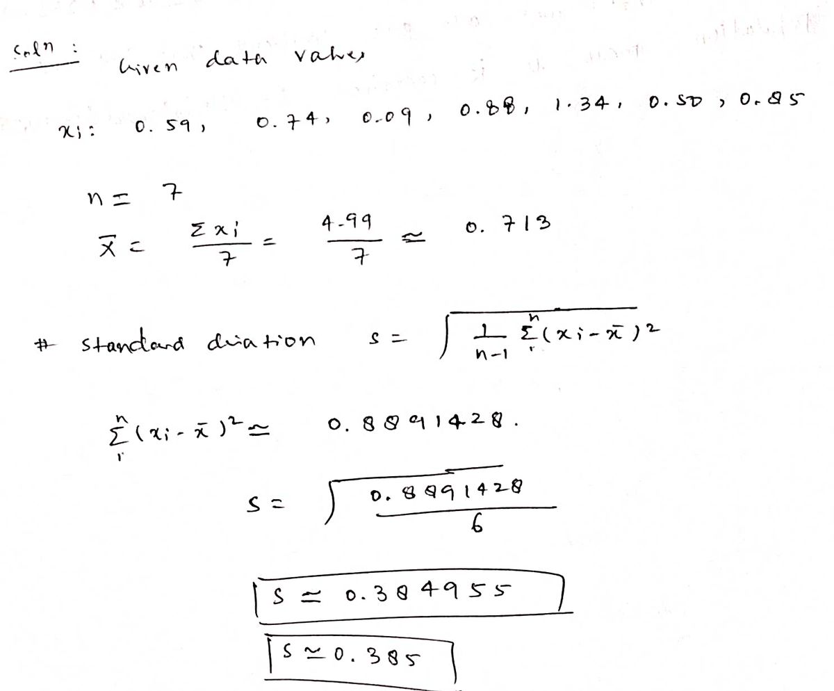 Statistics homework question answer, step 1, image 1